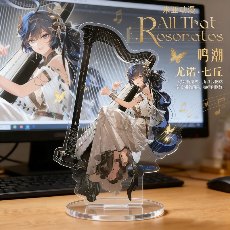 Event Support - 3.93インチゲーム周辺機器IunoフィギュアアクリルスタンドCartethyiaフィギュアスタンドプレート「ショアキーパー」デコレーショントイズギフト