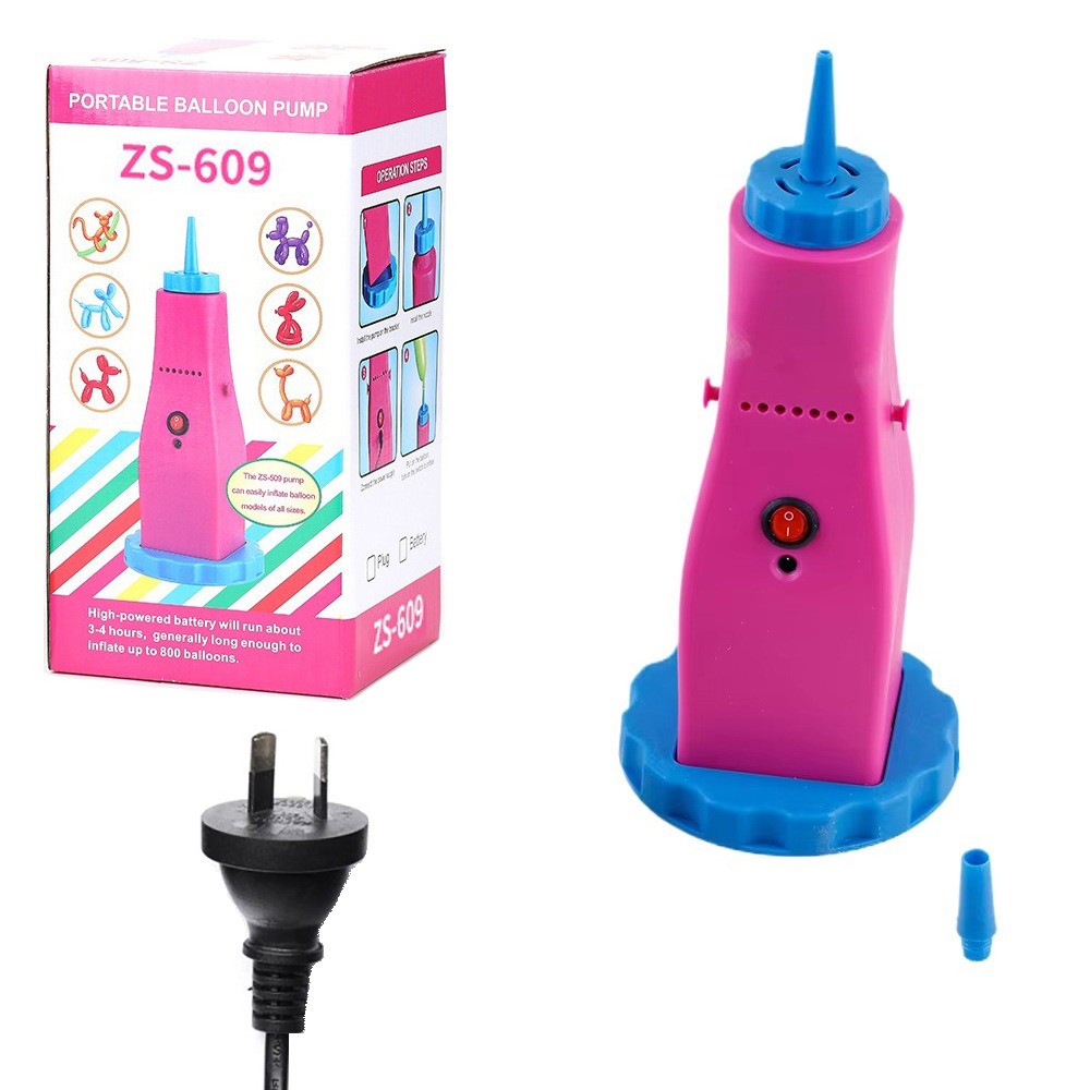 Balloon Pump Hand - AC 100-240V バルーンインフレーターポンプ ロングバー ポータブルバルーン膨張機 屋外電動マジックバルーンポンプ