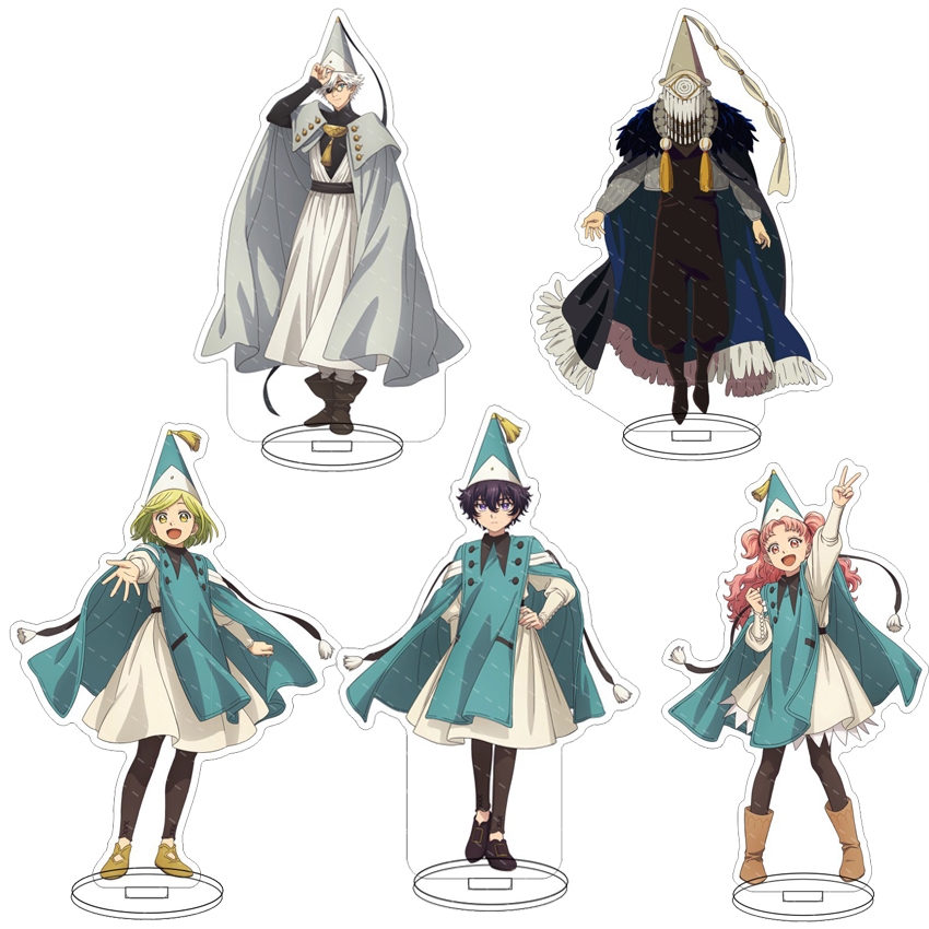 Event Support - 16 センチメートルアニメアクリルスタンド魔女帽子アトリエココキフレイアガットテティアリッシュコスフィギュア装飾品デスク装飾絶妙なギフト