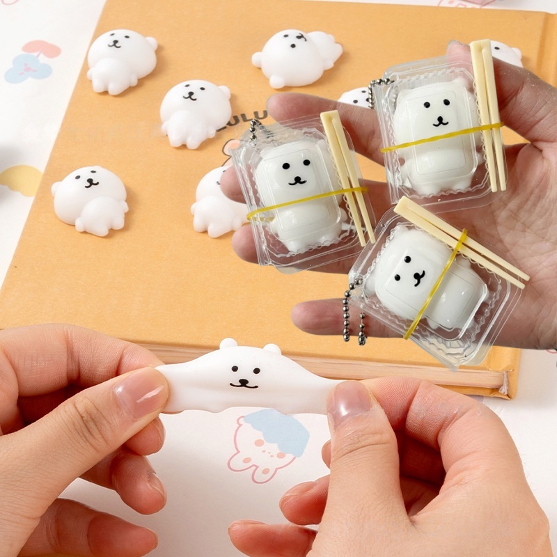 ランチボックス スクイーズ ジョークベア かわいいスクイーズ - Party Favor Bag のレビューと価格