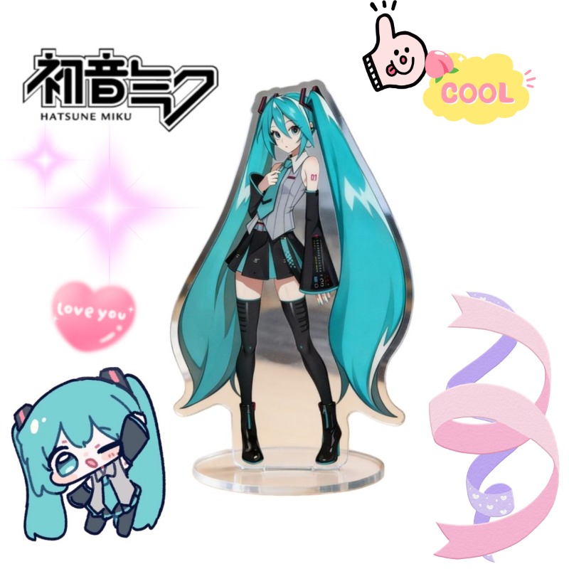 初音ミク 10 センチメートルアクリルスタンドかわいいアニメ - Event Support のレビューと価格