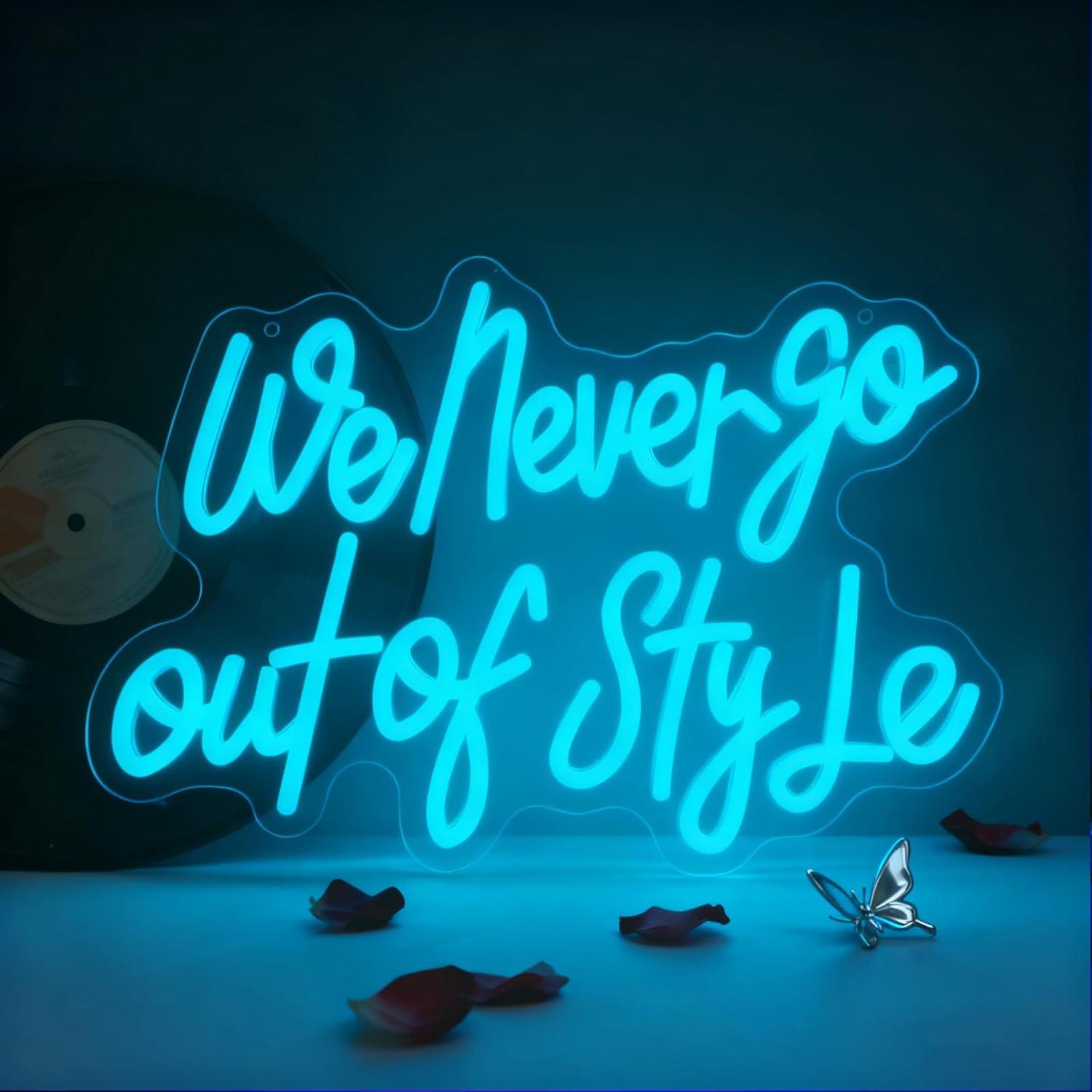決して流行を失わないネオンサインUSB調光LEDライト、ライ - Neon Sign Party のレビューと価格