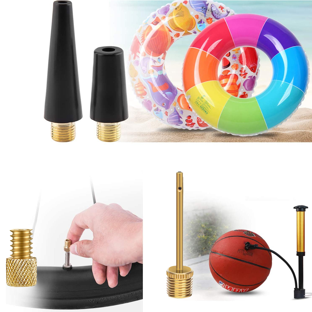 タイヤバルブアダプターボールポンプニードルバルーンノズル膨張 - Balloon Pump Hand のレビューと価格