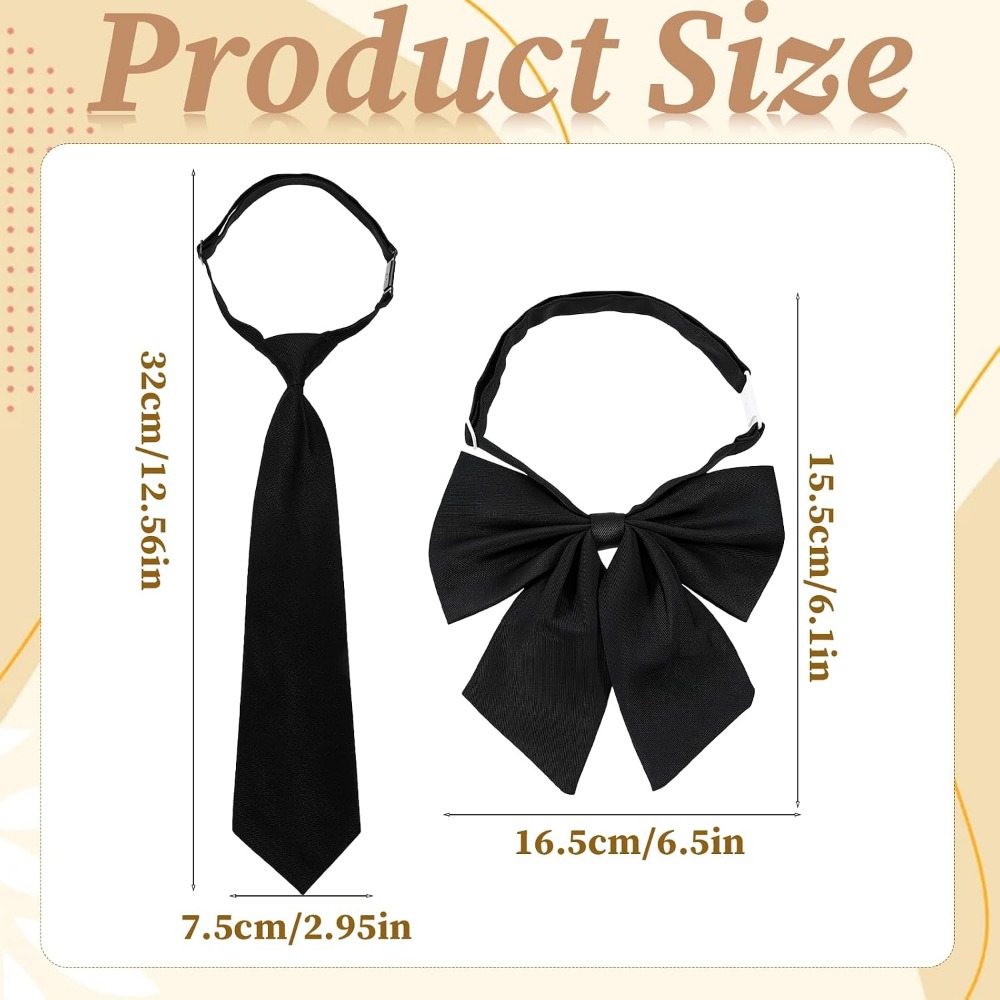 女性用ブラック蝶ネクタイ、特別なイベントや制服に最適な調節可 - Event & Party Supply Photos のレビューと価格