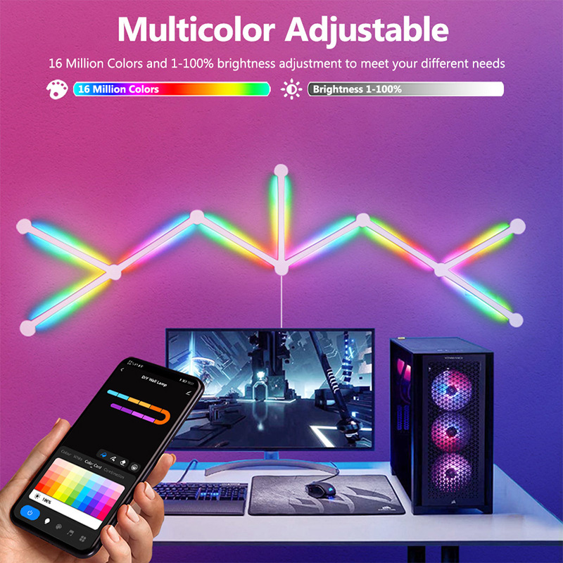 スマートRGBウォールランプ、Bluetoothアプリ接続L - Neon Sign Party のレビューと価格