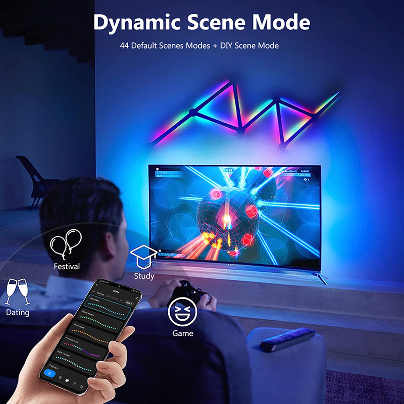 スマートRGBウォールランプ、Bluetoothアプリ接続L - Neon Sign Party のレビューと価格