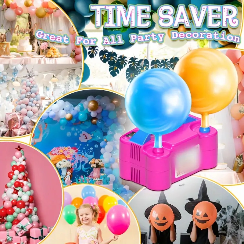 1個、バルーンインフレータブル電動エアポンプ、誕生日パーティ - Balloon Pump Hand のレビューと価格