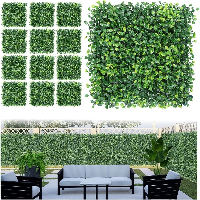 1/3/6個入り人工植物草壁パネル ボックスウッドヘッジ 室 - Flower Wall Panel のレビューと価格