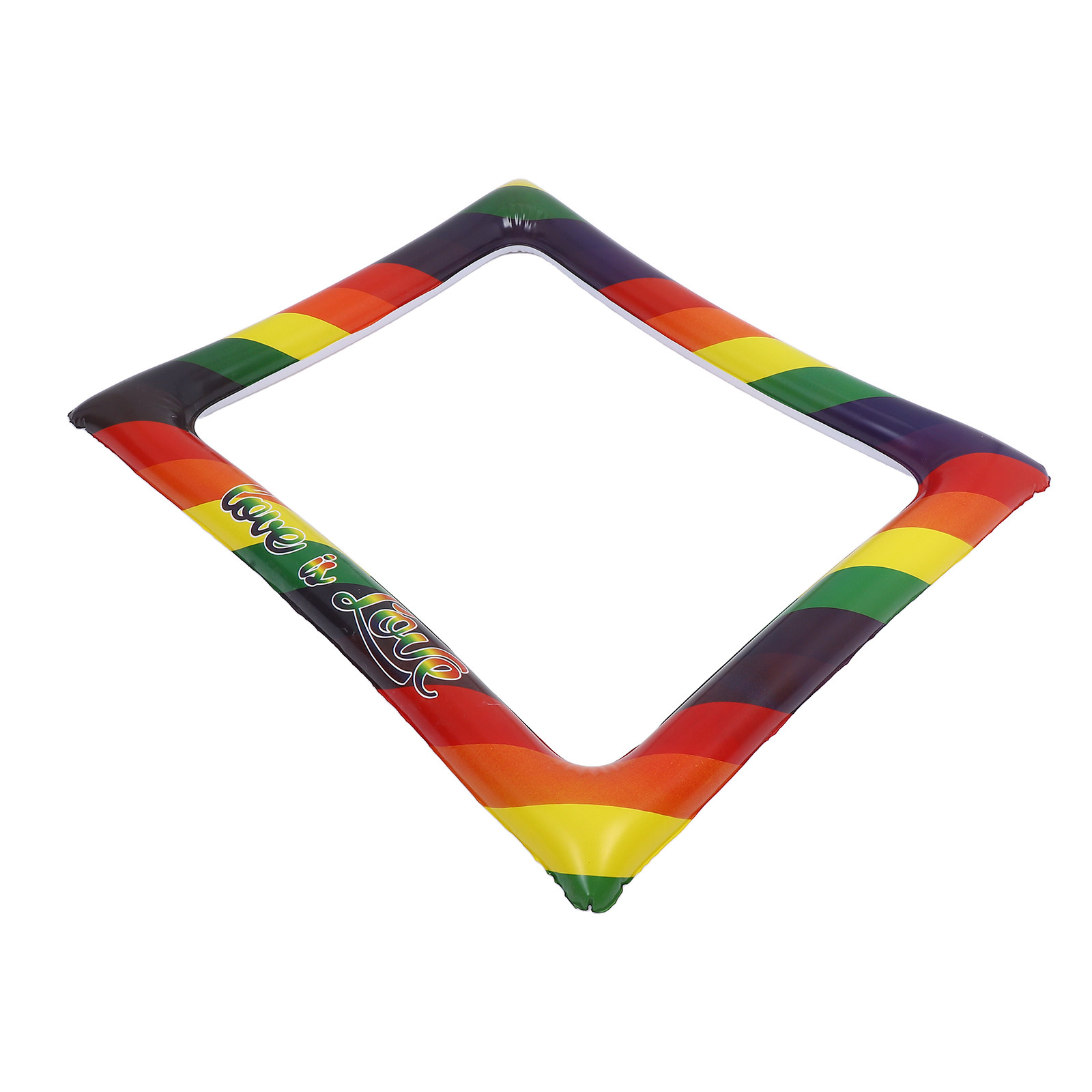 虹色のインフレータブルセルフィーフレーム、鮮やかな色、持ち運 - Photo Booth Frame のレビューと価格
