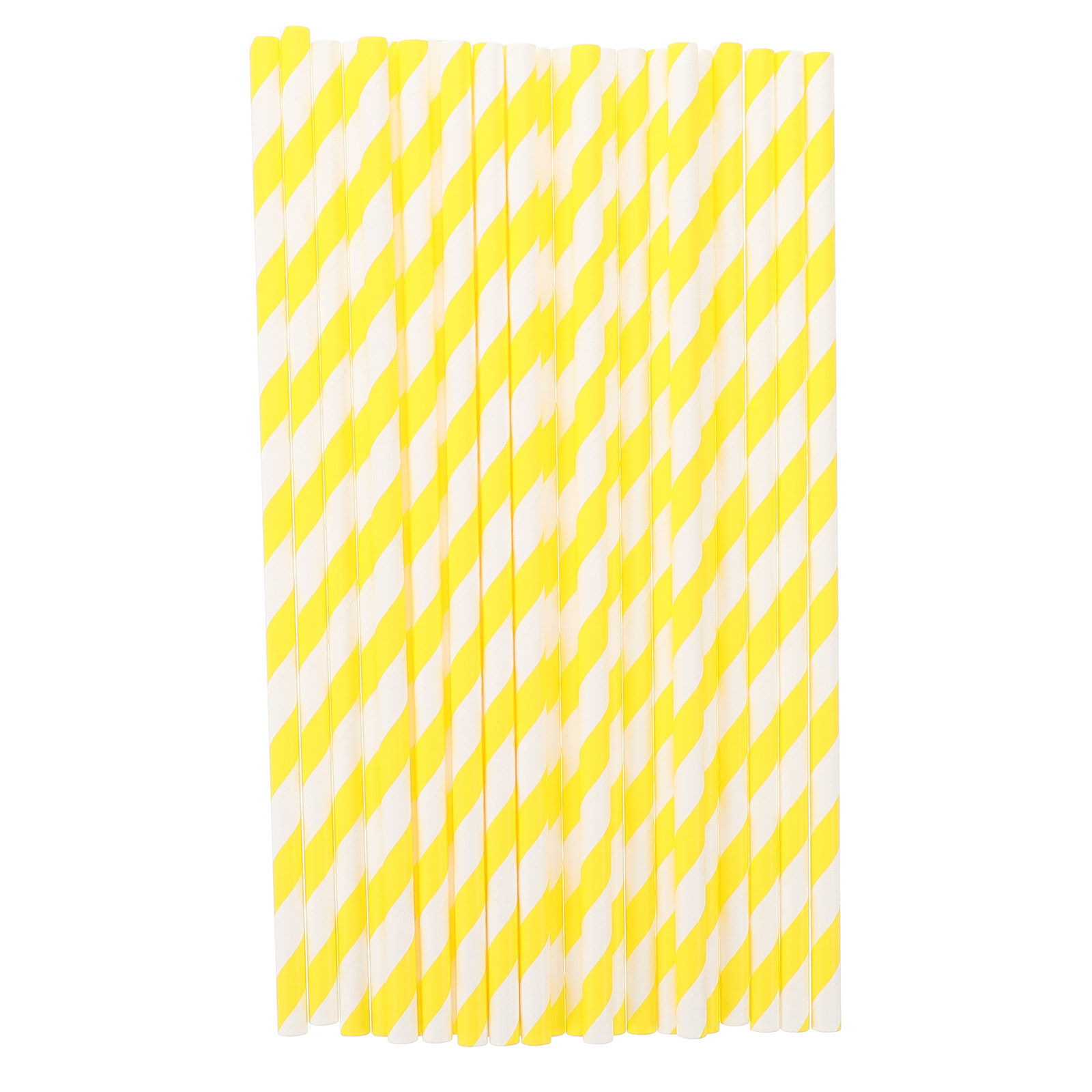 100本入り パーティー用装飾紙ストロー カラフルなオレンジ - Paper Straw Color のレビューと価格