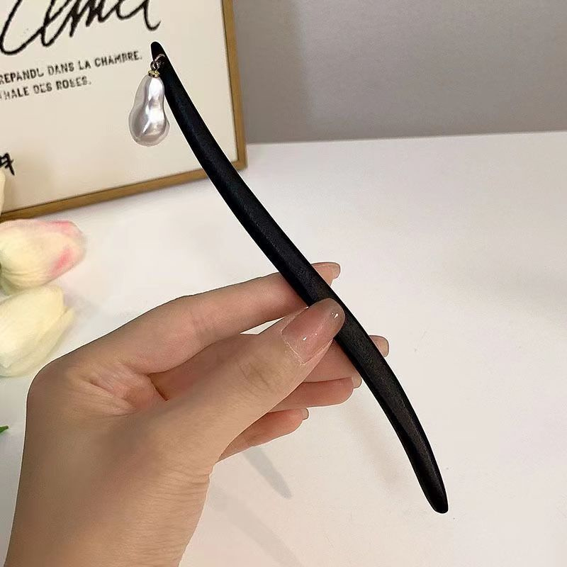 ヴィンテージ中国風の木製花ヘアスティックパールヘアピンジュエ - Event Suppliers のレビューと価格