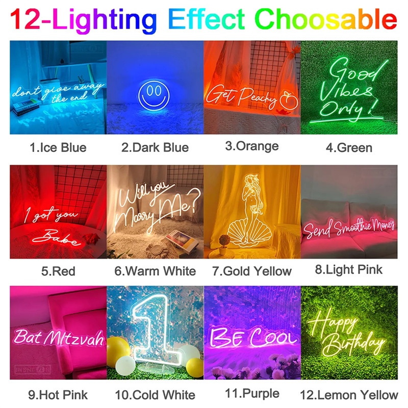 カスタムLEDネオンサイン LEDライト パーソナライズされ - Neon Sign Party のレビューと価格
