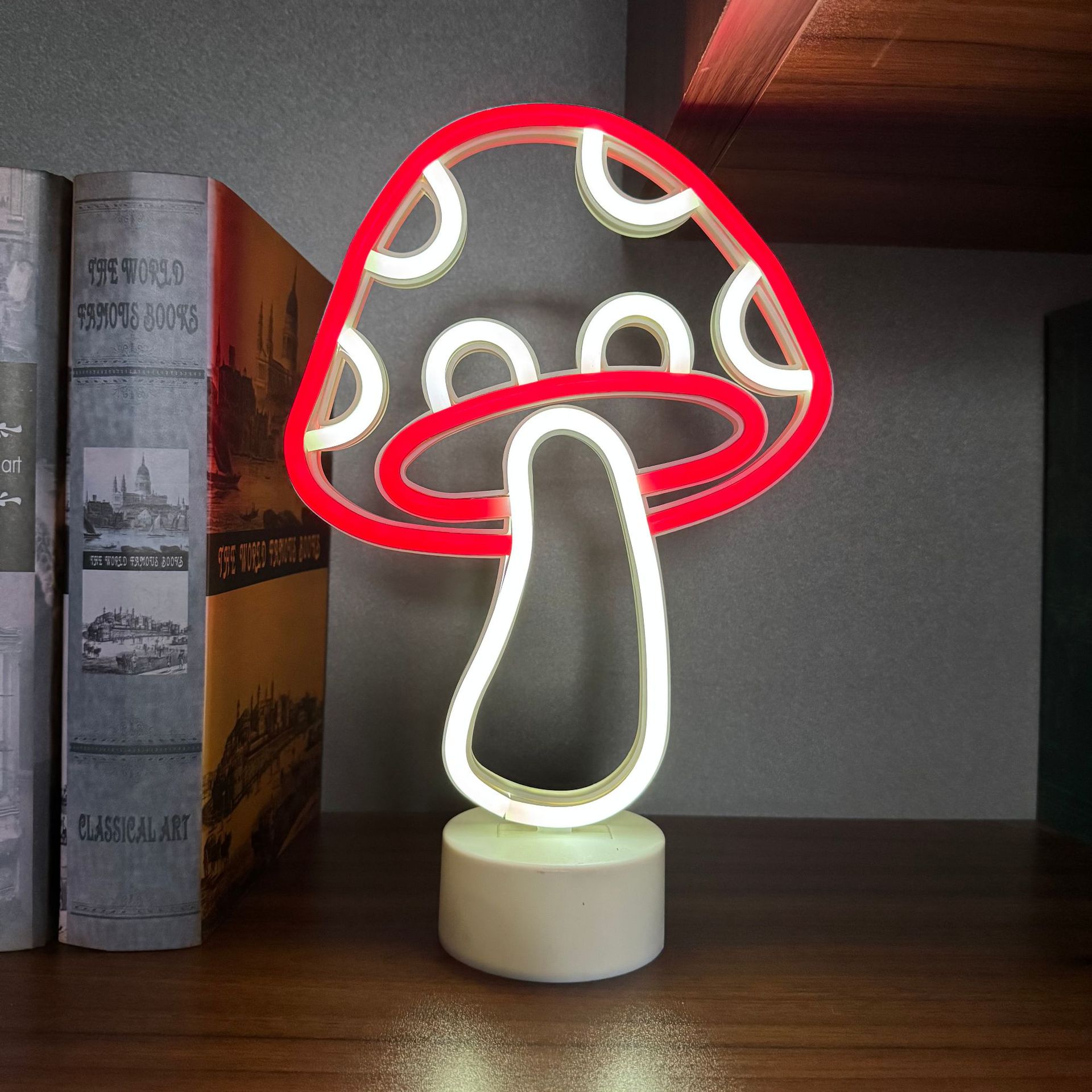 LEDネオンサインライト（ベース付き、多様な形状、USBバッ - Neon Sign Party のレビューと価格